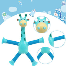 Load image into Gallery viewer, Telescopic suction cup giraffe toy