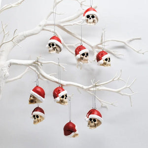 Santa Skull Bauble