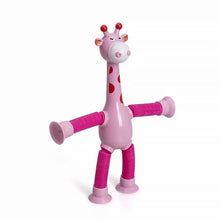 Load image into Gallery viewer, Telescopic suction cup giraffe toy