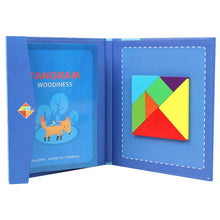 Load image into Gallery viewer, Magnetic Tangram Blocks Puzzle Game
