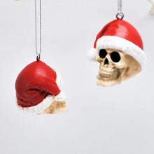 Load image into Gallery viewer, Santa Skull Bauble