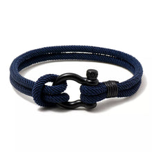 Load image into Gallery viewer, TO MY DAUGHTER LOVE YOU FOREVER NAUTICAL BRACELET