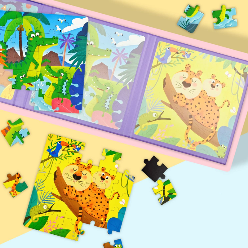 3-in-1 Magnetic Jigsaw Puzzle Book