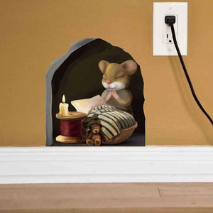 3D Mouse Wall Decal Sticker