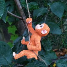 Load image into Gallery viewer, Rope Climbing Squirrel Resin Statue Figurine Ornament