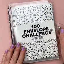Load image into Gallery viewer, 100 Envelope Savings Challenge Binder
