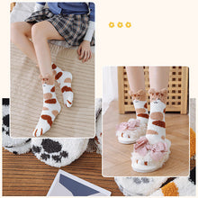 Load image into Gallery viewer, Cat Paw Fuzzy Socks