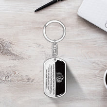 Load image into Gallery viewer, Keepsake for Granddaughter Keychain