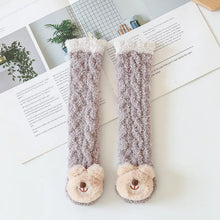Load image into Gallery viewer, Baby Winter Fluffy Fuzzy Slipper Socks