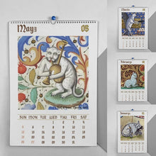 Load image into Gallery viewer, 2024 Weird Medieval Cats Calendar