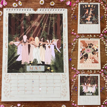 Load image into Gallery viewer, 2024 Womens Circles Hanging Wall Calendar