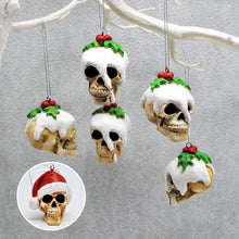 Load image into Gallery viewer, Santa Skull Bauble