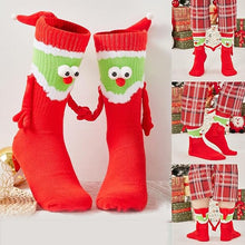 Load image into Gallery viewer, Christmas Hand in Hand Socks