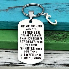 Load image into Gallery viewer, Sank® To My Grandson Granddaughter Son Daughter Gift Lettering Keychain