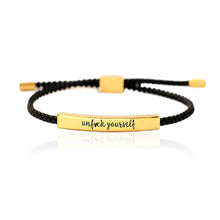 Load image into Gallery viewer, UNF♥CK YOURSELF TUBE BRACELET