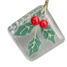 Load image into Gallery viewer, Fused Glass Christmas Tree Decoration