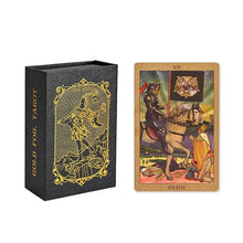 Load image into Gallery viewer, Explore the Mystical World of Tarot Gold Foil Tarot