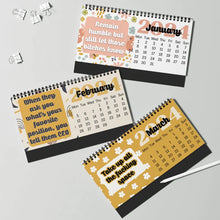 Load image into Gallery viewer, 2024 Desktop Calendar-Shitty Housewife