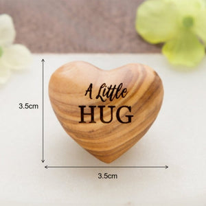 Little Pocket Hug Wooden Heart Token