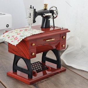 Mini Sewing Machine Music Box