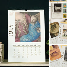 Load image into Gallery viewer, 2024 Wall Hanging Calendar, Funny Art Novelty Gift