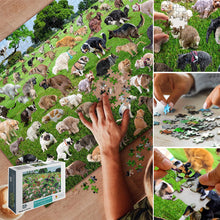 Load image into Gallery viewer, 1000 Piece Puzzle, 101 Pooping Puppies, Dogs Pooping Puzzle