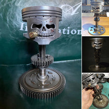 Load image into Gallery viewer, Piston Skull Face Sculpture