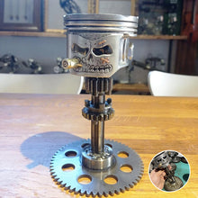 Load image into Gallery viewer, Piston Skull Face Sculpture