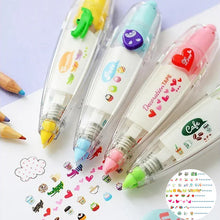 Load image into Gallery viewer, DIY Cute Animals Press Type Decorative Pen