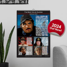 Load image into Gallery viewer, Movie Quotes 2024 Calendar