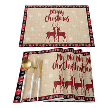Load image into Gallery viewer, Christmas Plaid Placemat